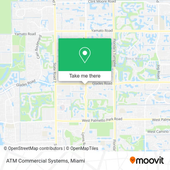 ATM Commercial Systems map