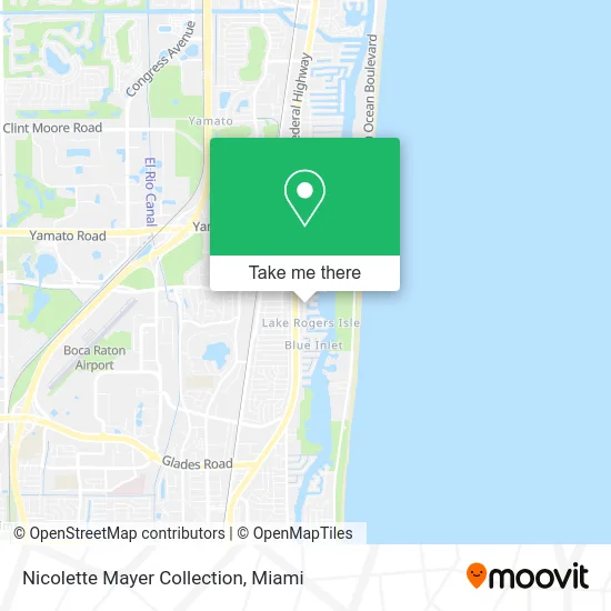 Nicolette Mayer Collection map