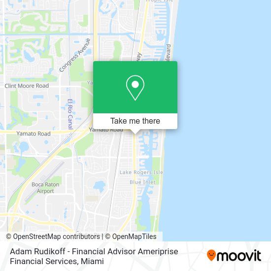 Adam Rudikoff - Financial Advisor Ameriprise Financial Services map