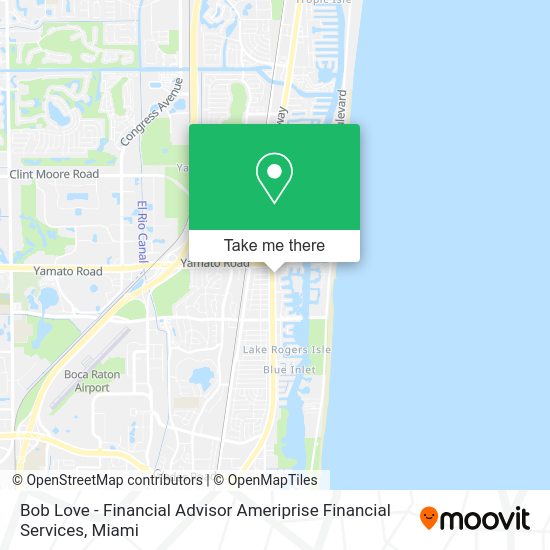 Bob Love - Financial Advisor Ameriprise Financial Services map