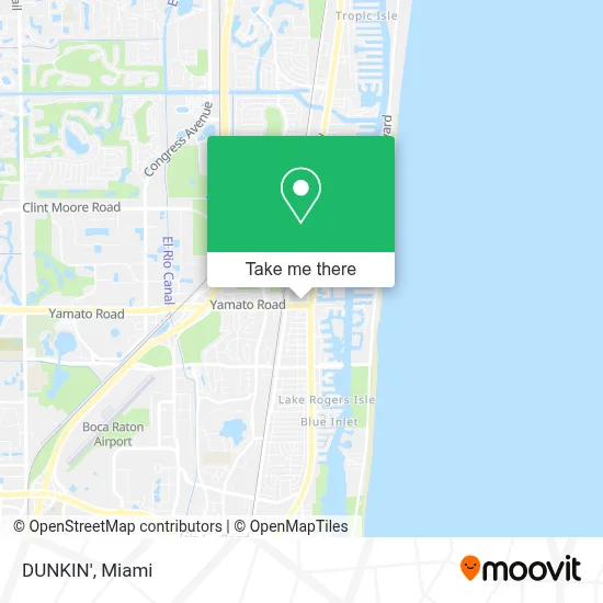 DUNKIN' map