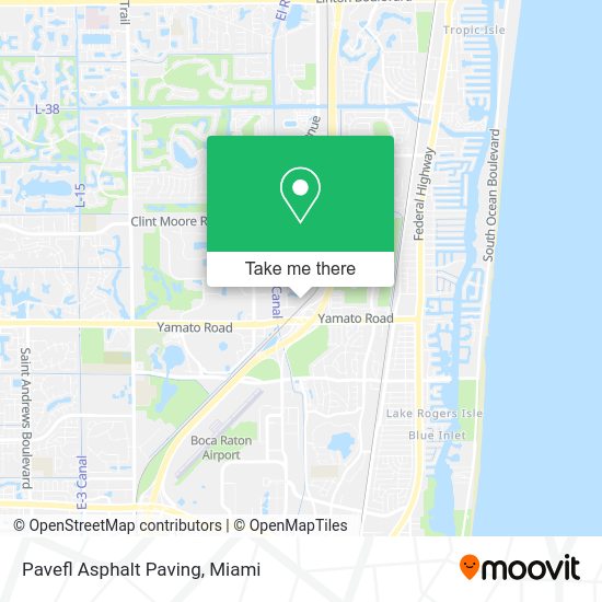 Mapa de Pavefl Asphalt Paving