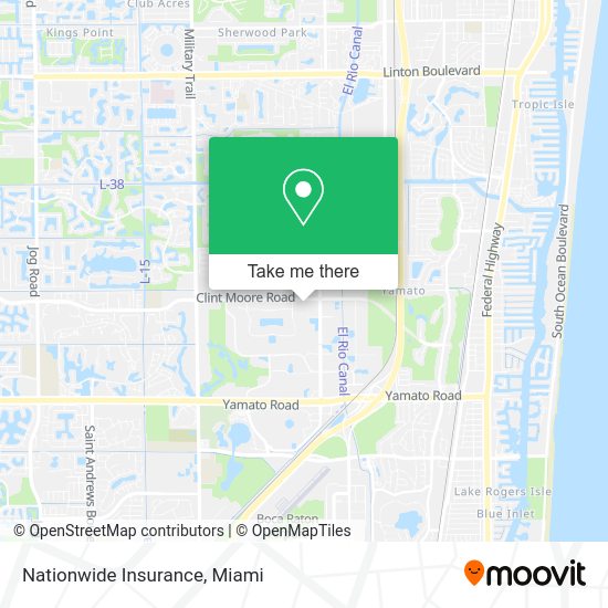 Nationwide Insurance map