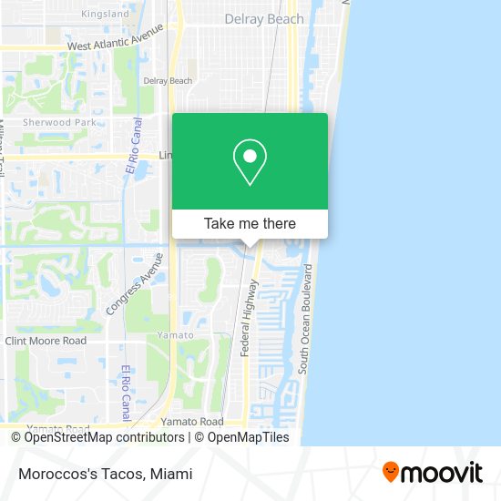 Mapa de Moroccos's Tacos