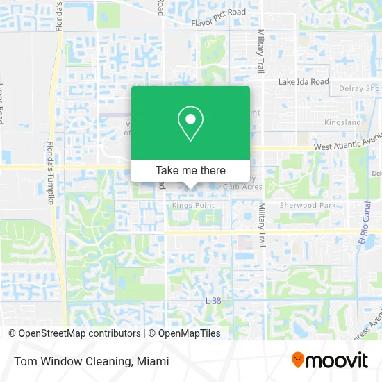 Tom Window Cleaning map