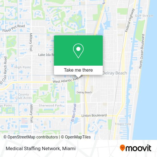 Medical Staffing Network map