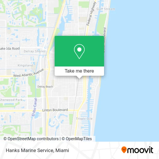 Hanks Marine Service map