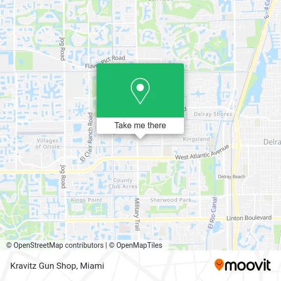Kravitz Gun Shop map