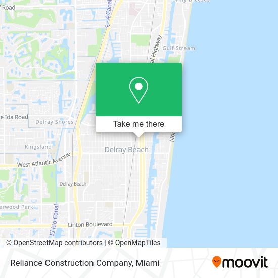 Mapa de Reliance Construction Company