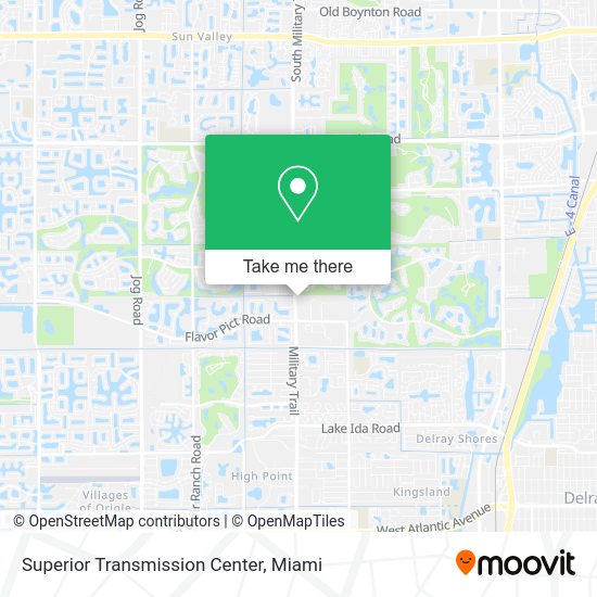 Superior Transmission Center map