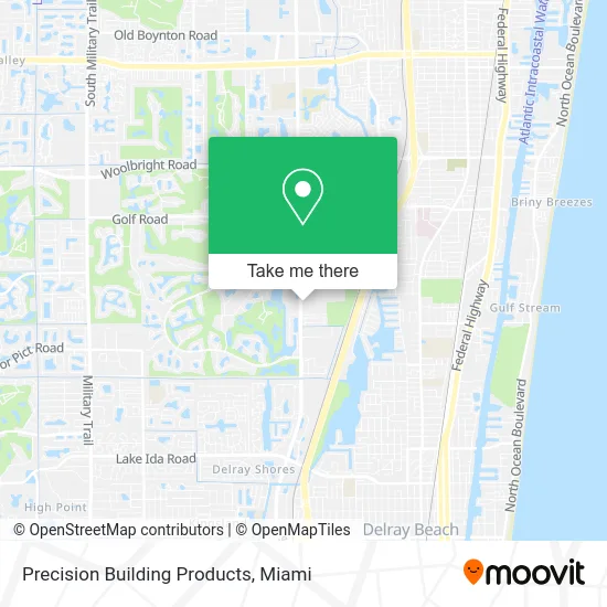 Precision Building Products map