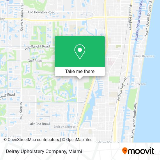 Mapa de Delray Upholstery Company