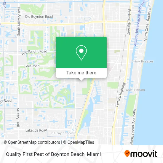 Quality First Pest of Boynton Beach map