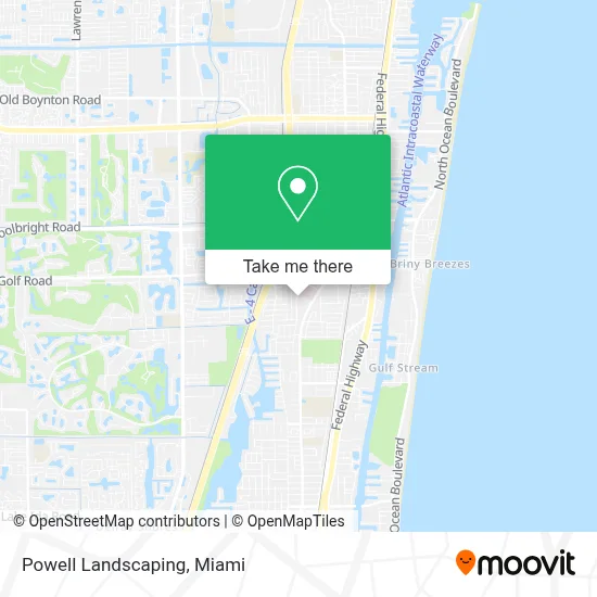 Powell Landscaping map