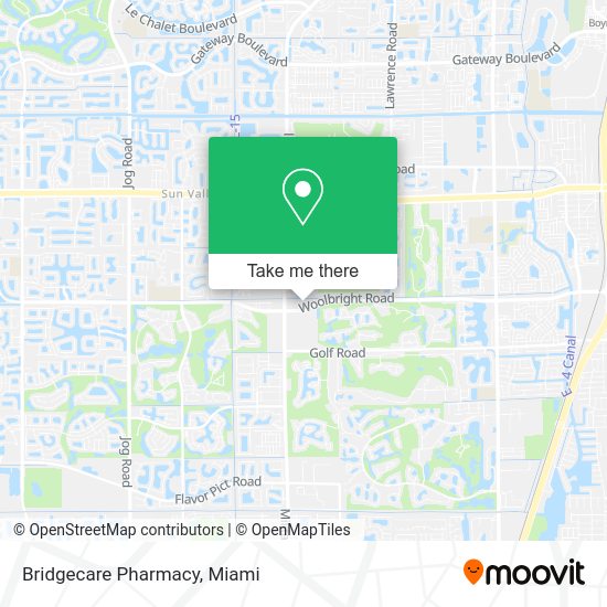 Mapa de Bridgecare Pharmacy