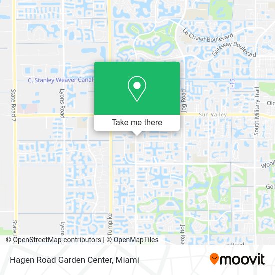 Hagen Road Garden Center map