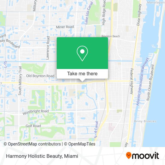Harmony Holistic Beauty map