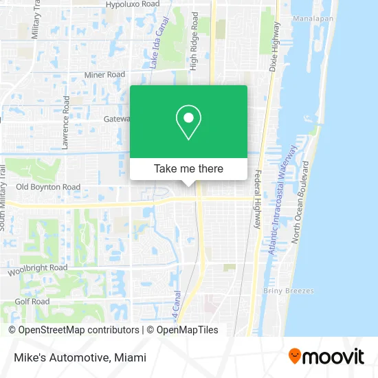 Mike's Automotive map
