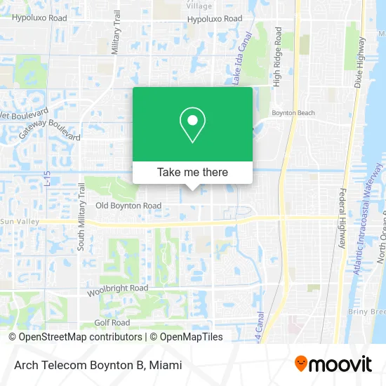 Arch Telecom Boynton B map
