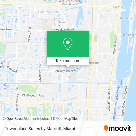 Towneplace Suites by Marriott map