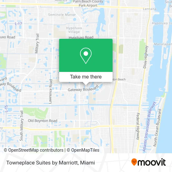 Towneplace Suites by Marriott map