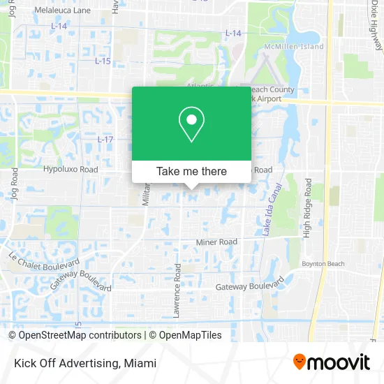 Kick Off Advertising map