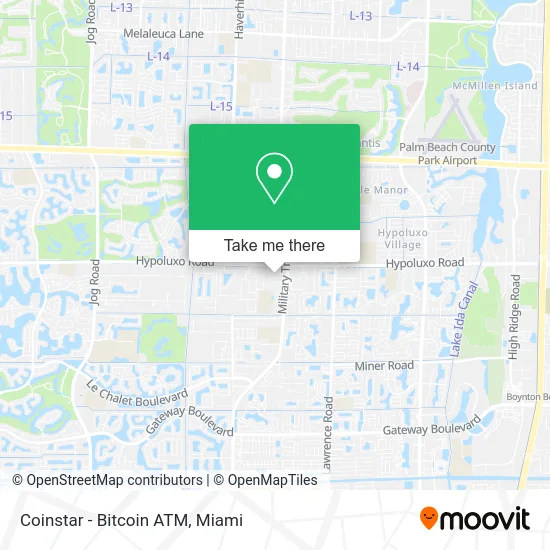 Coinstar - Bitcoin ATM map