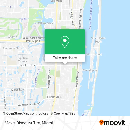 Mavis Discount Tire map