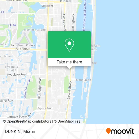 DUNKIN' map