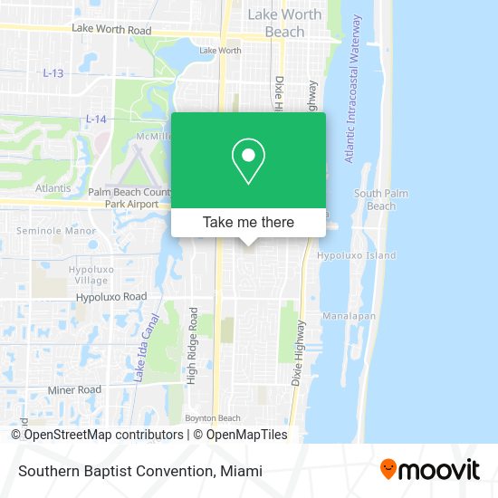 Mapa de Southern Baptist Convention