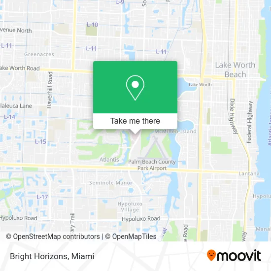 Bright Horizons map