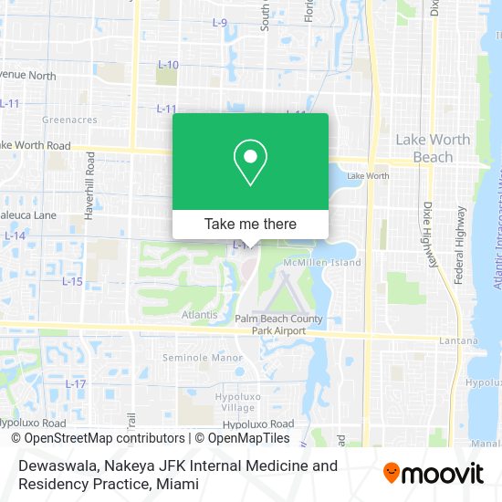 Dewaswala, Nakeya JFK Internal Medicine and Residency Practice map