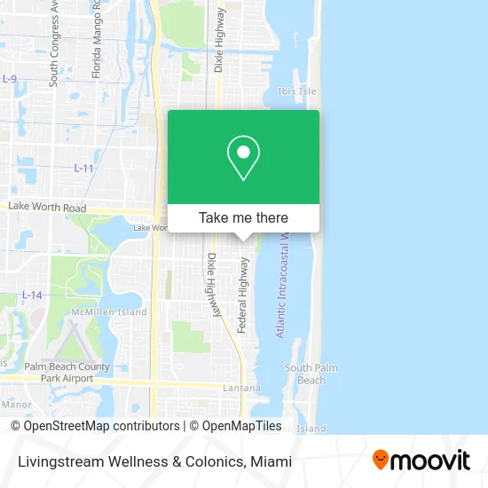 Livingstream Wellness & Colonics map