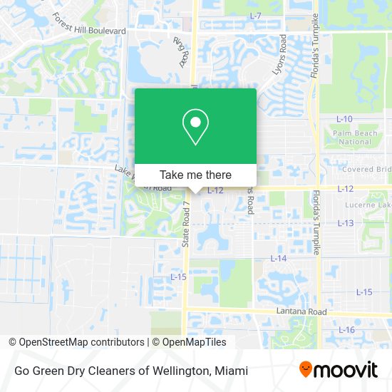 Mapa de Go Green Dry Cleaners of Wellington