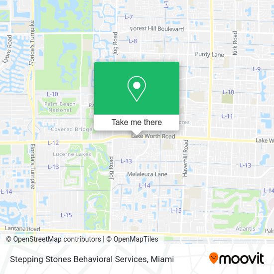 Stepping Stones Behavioral Services map