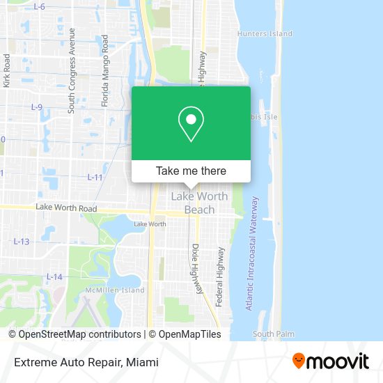 Mapa de Extreme Auto Repair