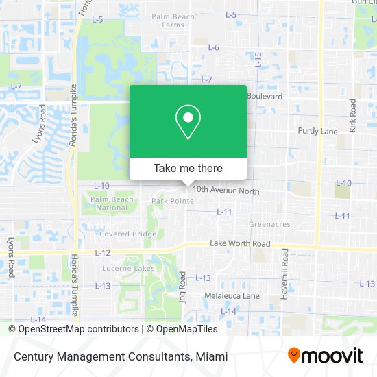 Century Management Consultants map