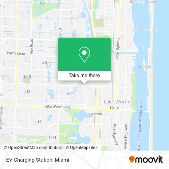 EV Charging Station map