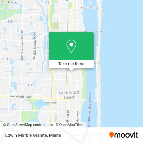 Edwin Marble Granite map