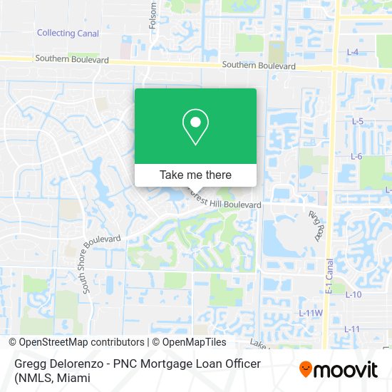 Mapa de Gregg Delorenzo - PNC Mortgage Loan Officer