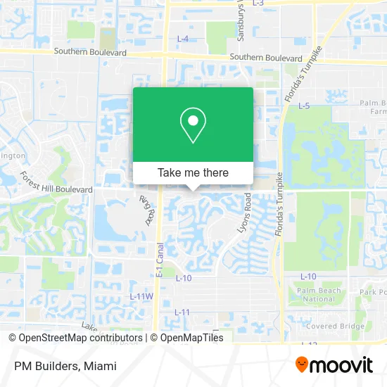 PM Builders map