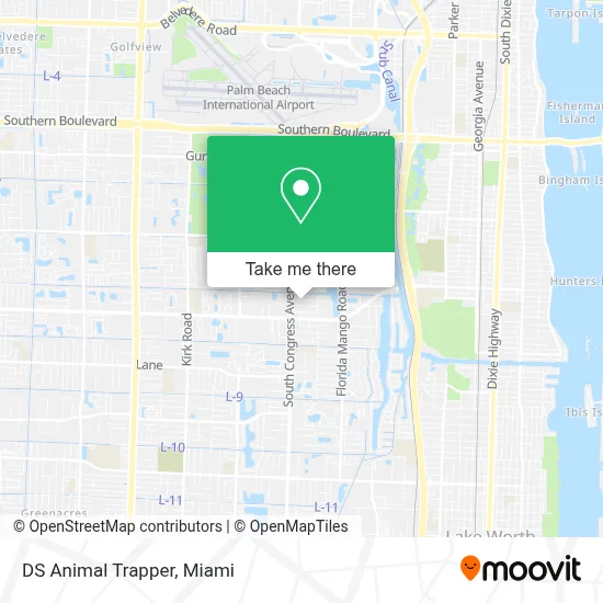 DS Animal Trapper map