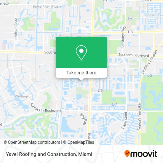 Mapa de Yavel Roofing and Construction
