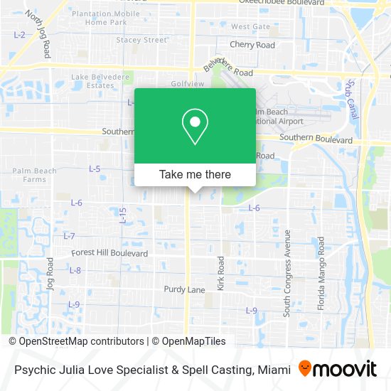 Psychic Julia Love Specialist & Spell Casting map