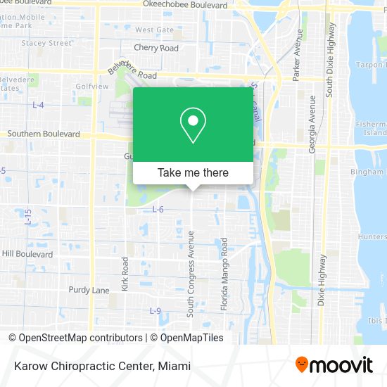 Mapa de Karow Chiropractic Center