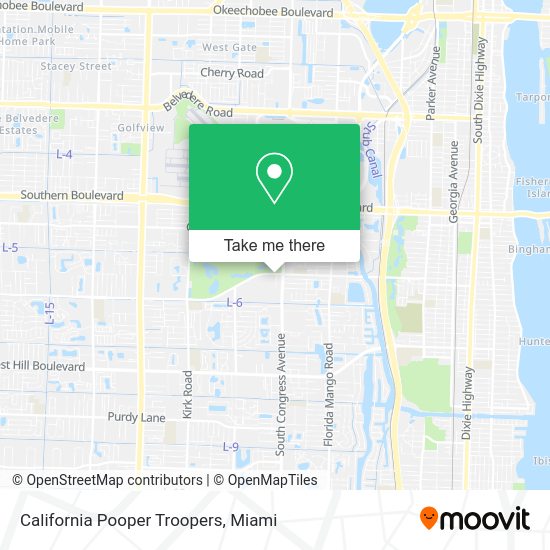California Pooper Troopers map