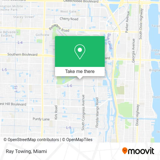 Ray Towing map