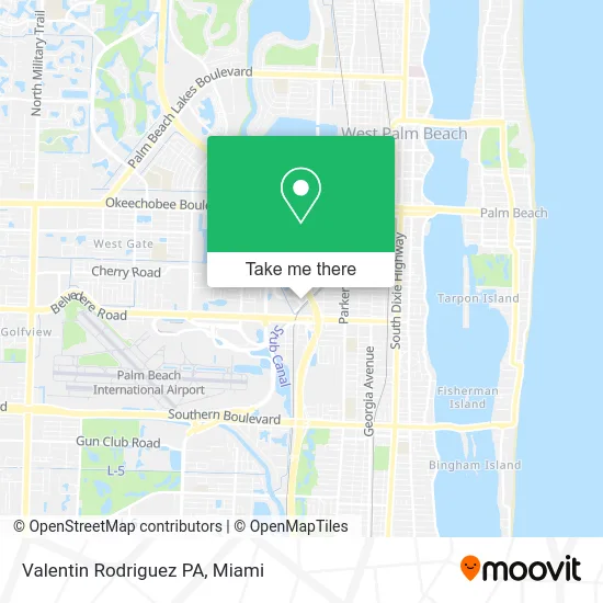 Valentin Rodriguez PA map