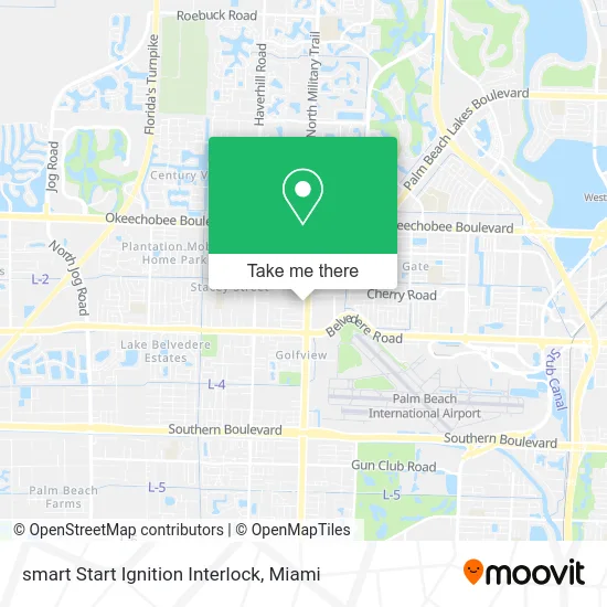 smart Start Ignition Interlock map