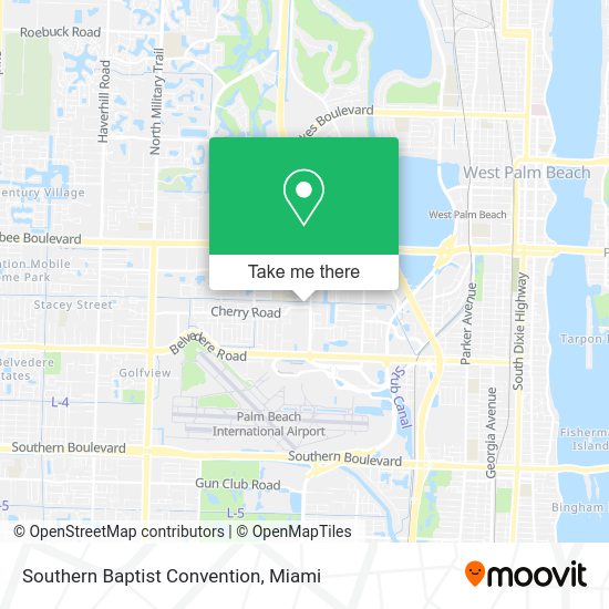 Mapa de Southern Baptist Convention